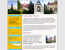 Tablet Screenshot of klenova.dejepis.info