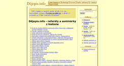 Desktop Screenshot of dejepis.info